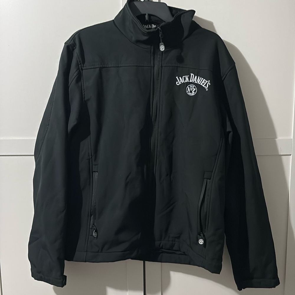 Jack Daniel’s official merchandise zip soft shell jacket
